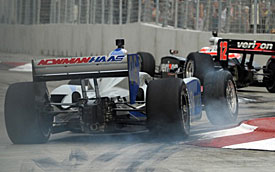 DNF for Dixon as Wilson takes first Oval victory
