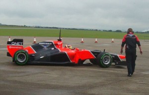 Marussia test driver Maria de Villota