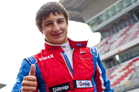 Evans third in shortened GP3 race at Spa
