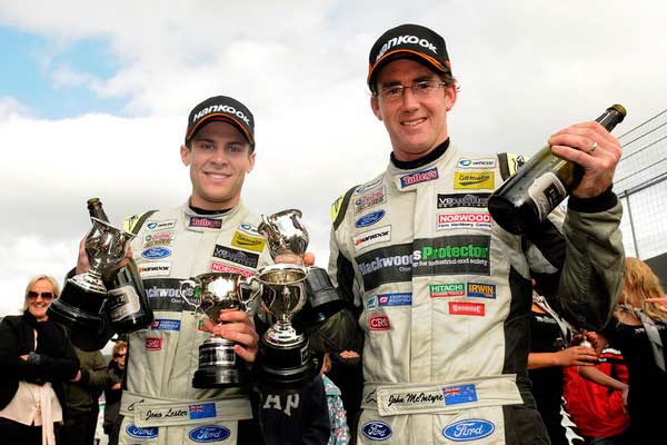 Double podium for McIntyre and Lester in V8 SuperTourer enduro