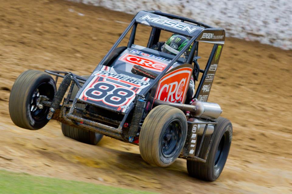 Mosen charges to fourth at the Springs