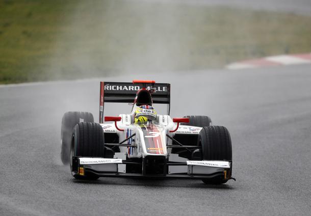 Calado tops another wet GP2 test, Evans up to 6th