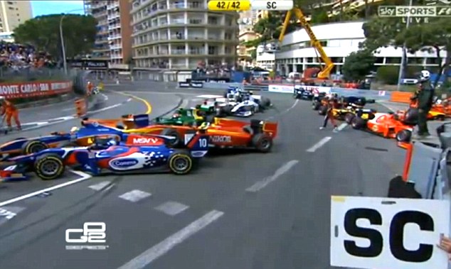 CRASH OF THE WEEK: Cecotto causes major GP2 pile up