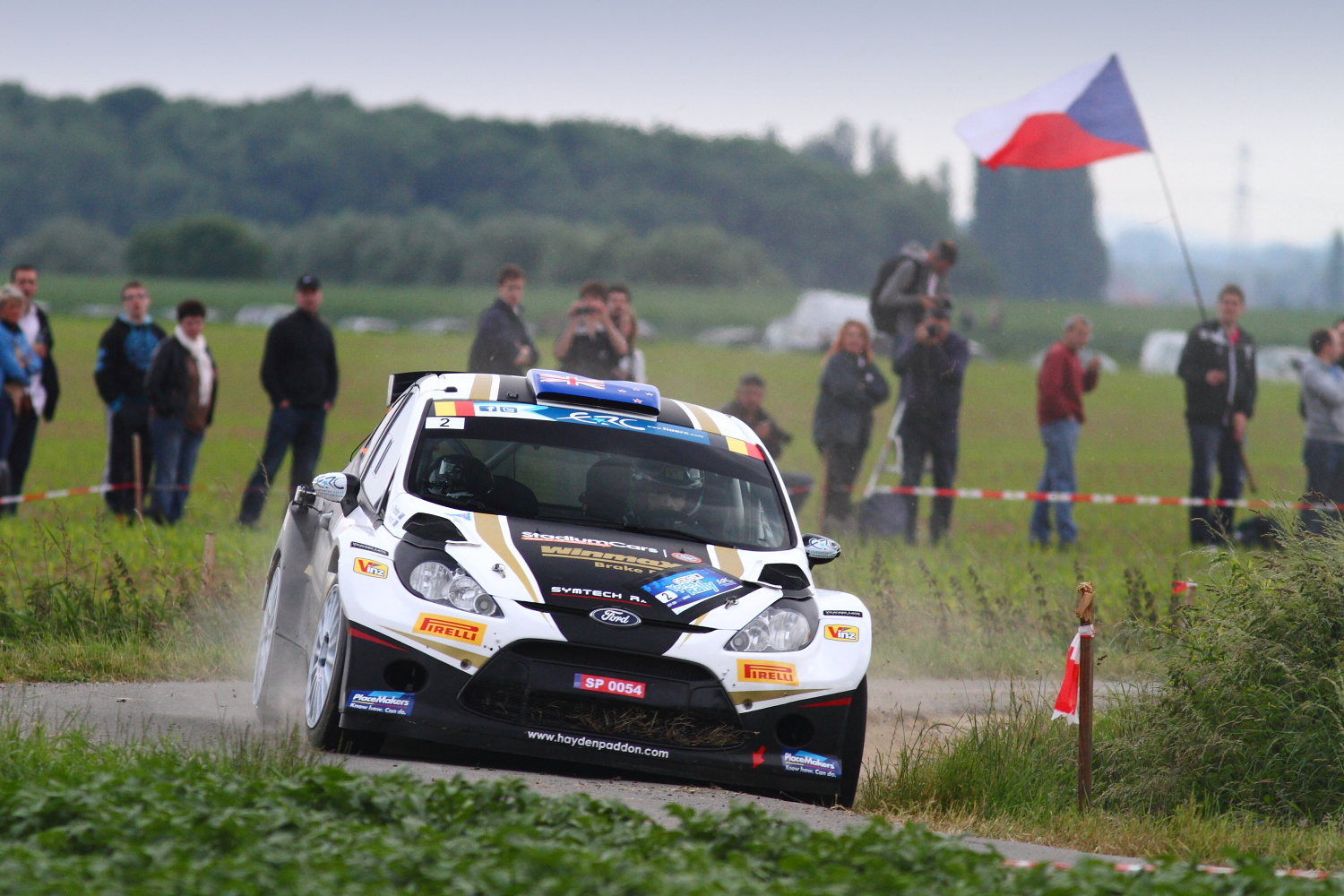 Paddon achieves stage win on opening day of Ypres Rally