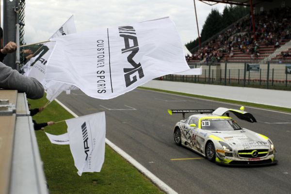 Mercedes triumphs over Porsche in epic Spa 24 Hour battle