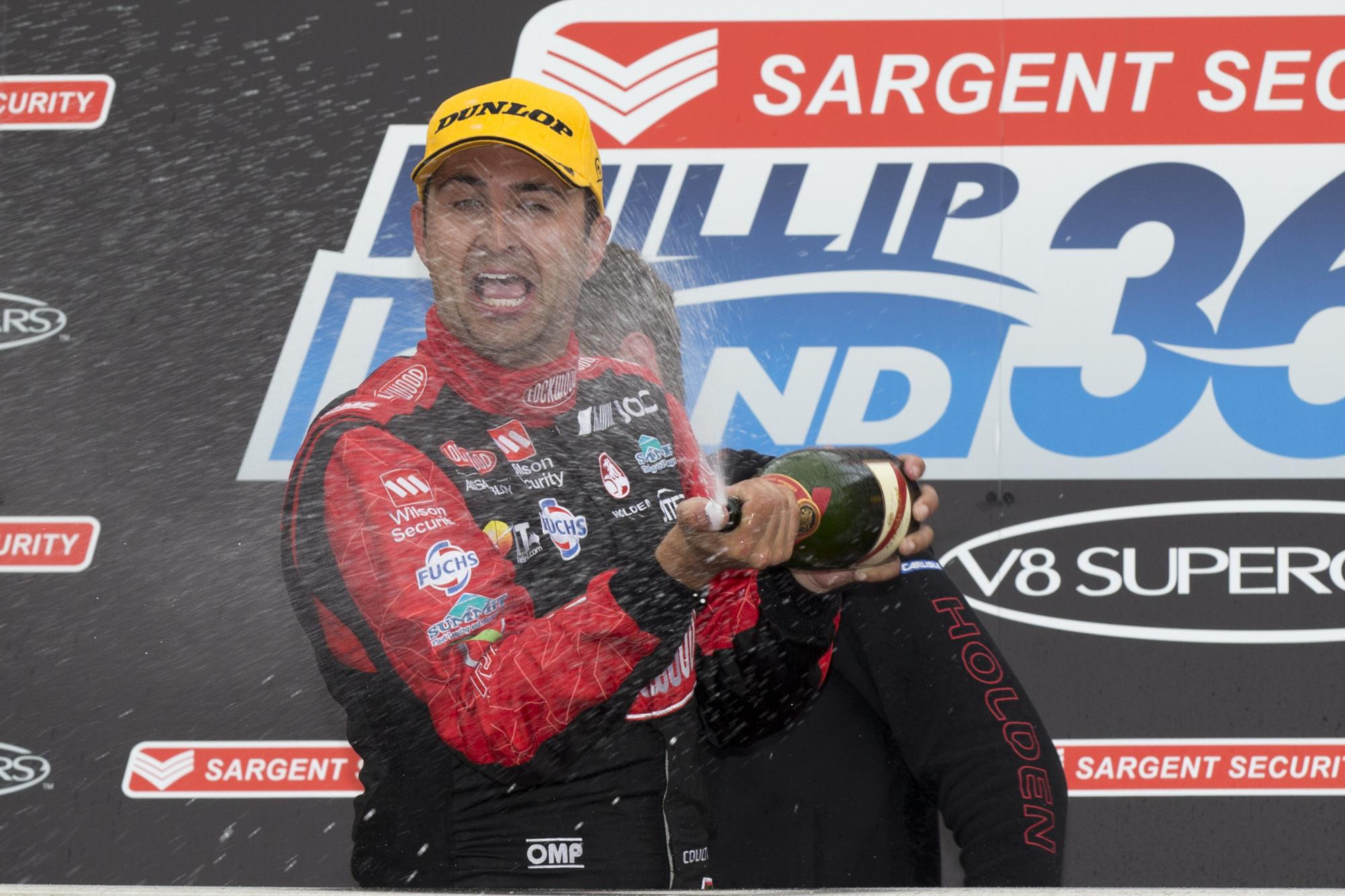 Podium at the Island for Fabian Coulthard