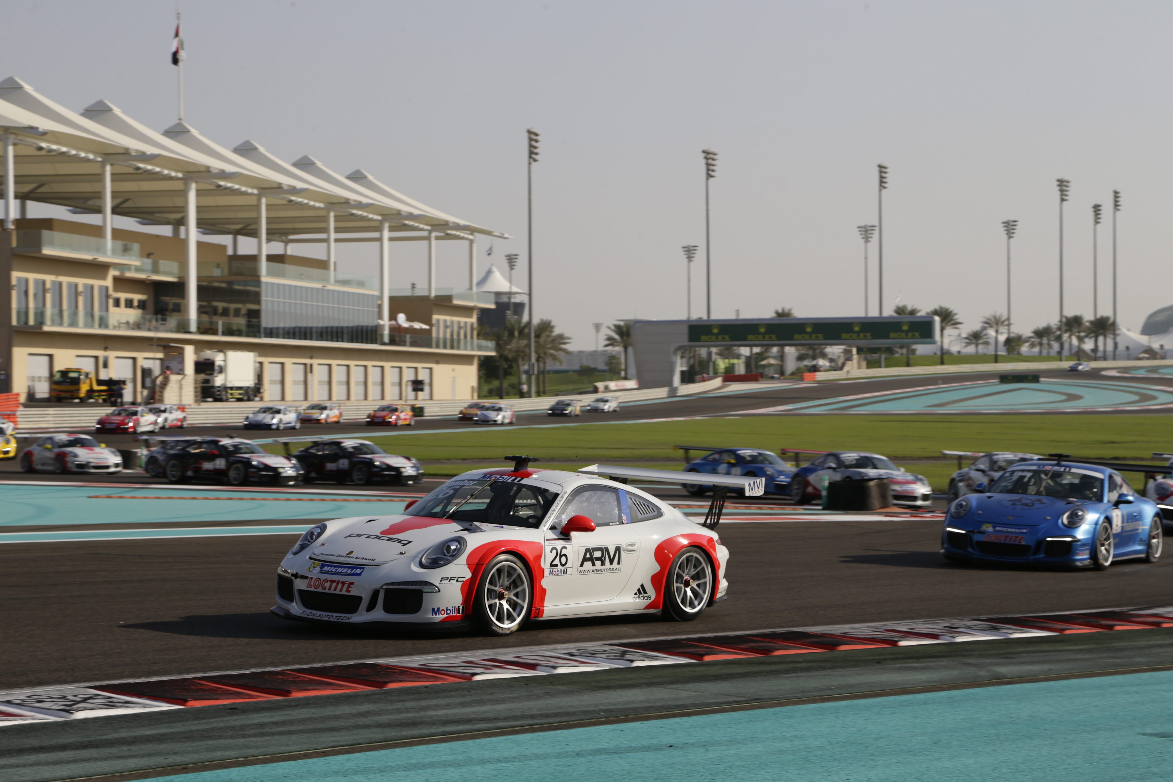 BATTLE OF THE WEEK: Earl Bamber battles for the lead in Abu Dhabi