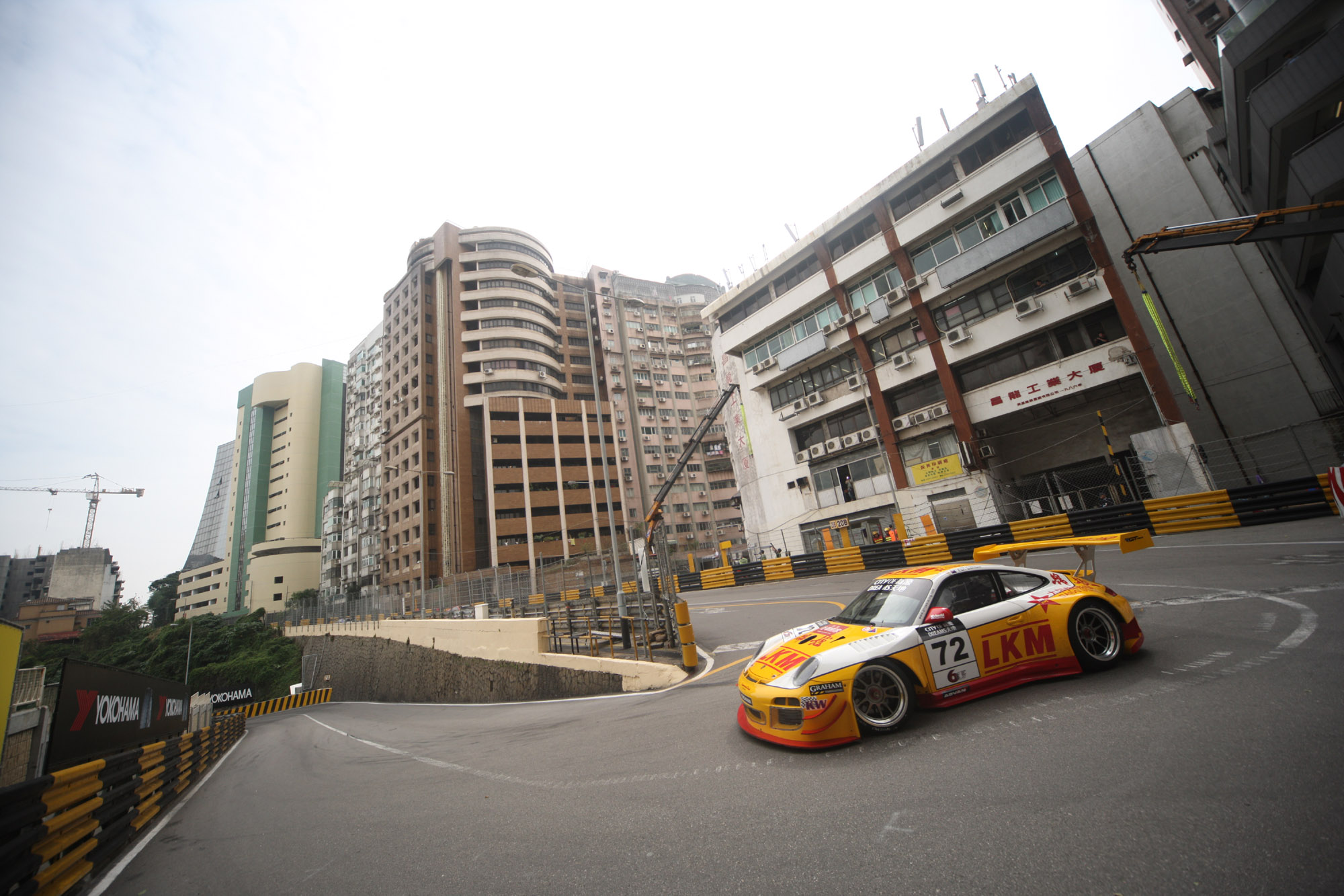 CRASH OF THE DAY: Bamber’s lucky escape in Macau GT carnage