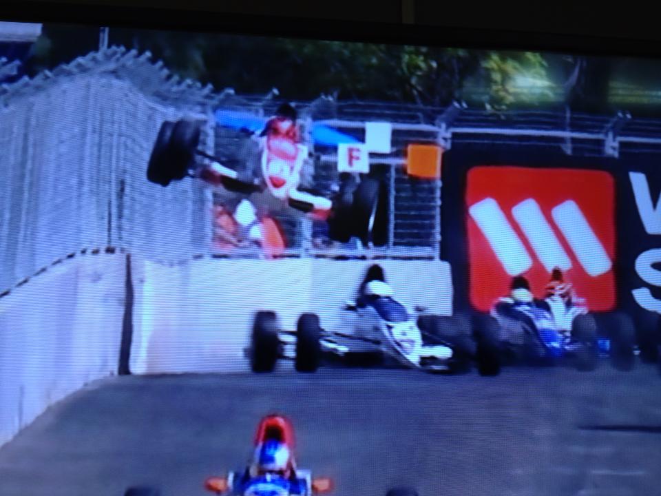 CRASH OF THE DAY: Major airtime for Aussie Formula Ford driver!