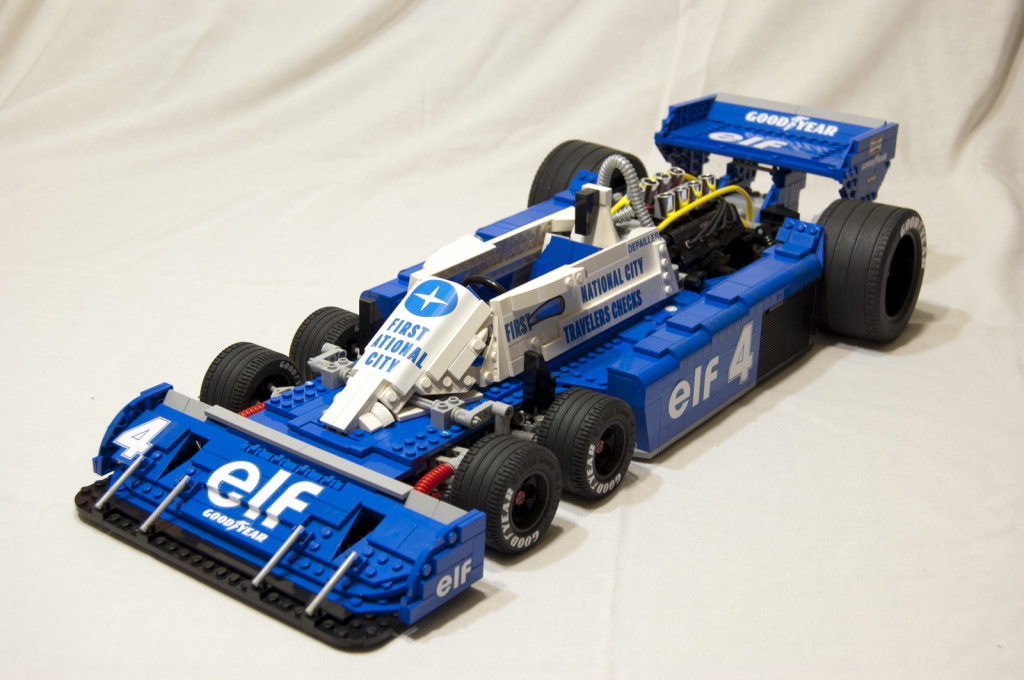 Incredible Lego creation: the six-wheeled Tyrell P34