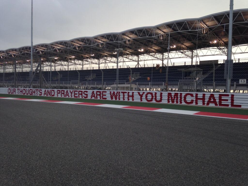 Bahrain circuit pays tribute to Michael Schumacher