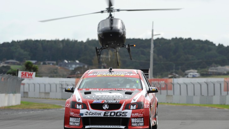 Murph takes on helicopter for Pukekohe race