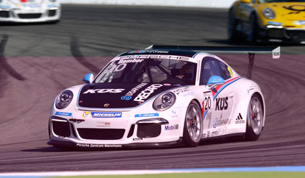 Bamber takes maiden German Porsche Carerra Cup win