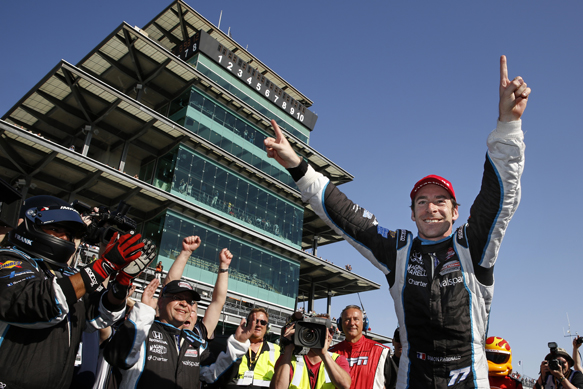Pagenaud wins Indy road race, mishap for Dixon