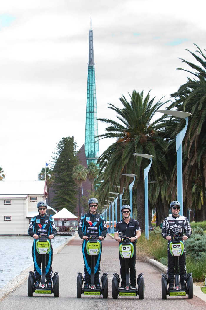 McLaughlin part of Perth Segway Challenge!