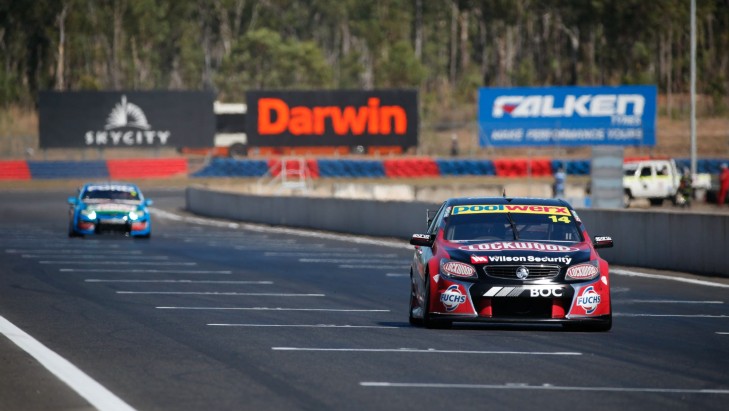 Coulthard sets the early Darwin pace