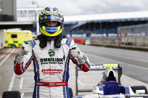 Eriksson takes maiden GP3 pole, Stanaway to start 7th