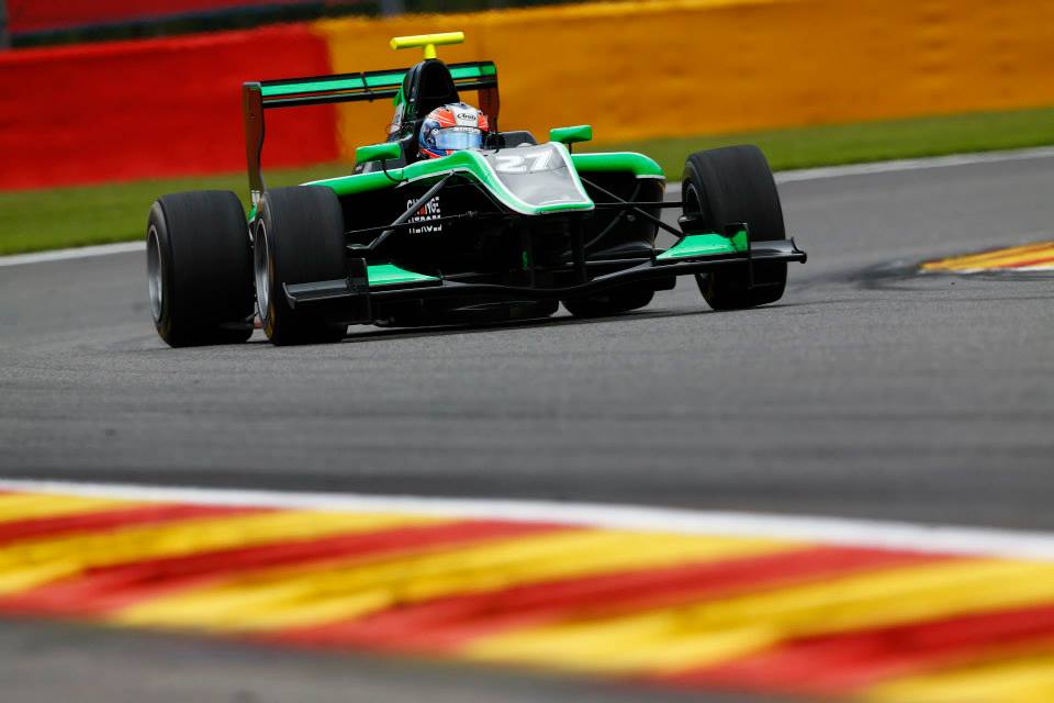 Stanaway 9th in crash-marred Spa GP3 practice
