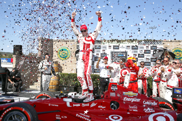 Dixon wins bizzare Sonoma Indycar race