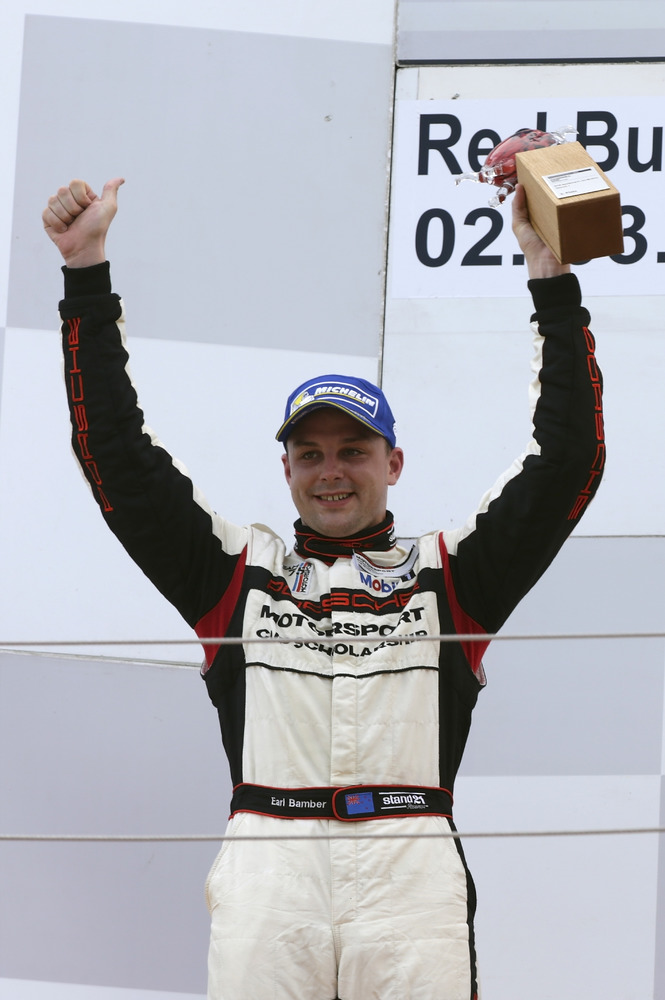 Bamber’s Porsche podium charge continues