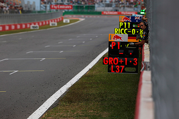 F1 team radio clampdown extends to pit boards