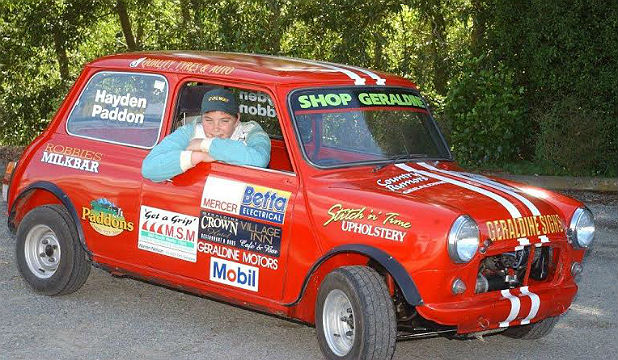 Paddon reunited with his first Mini