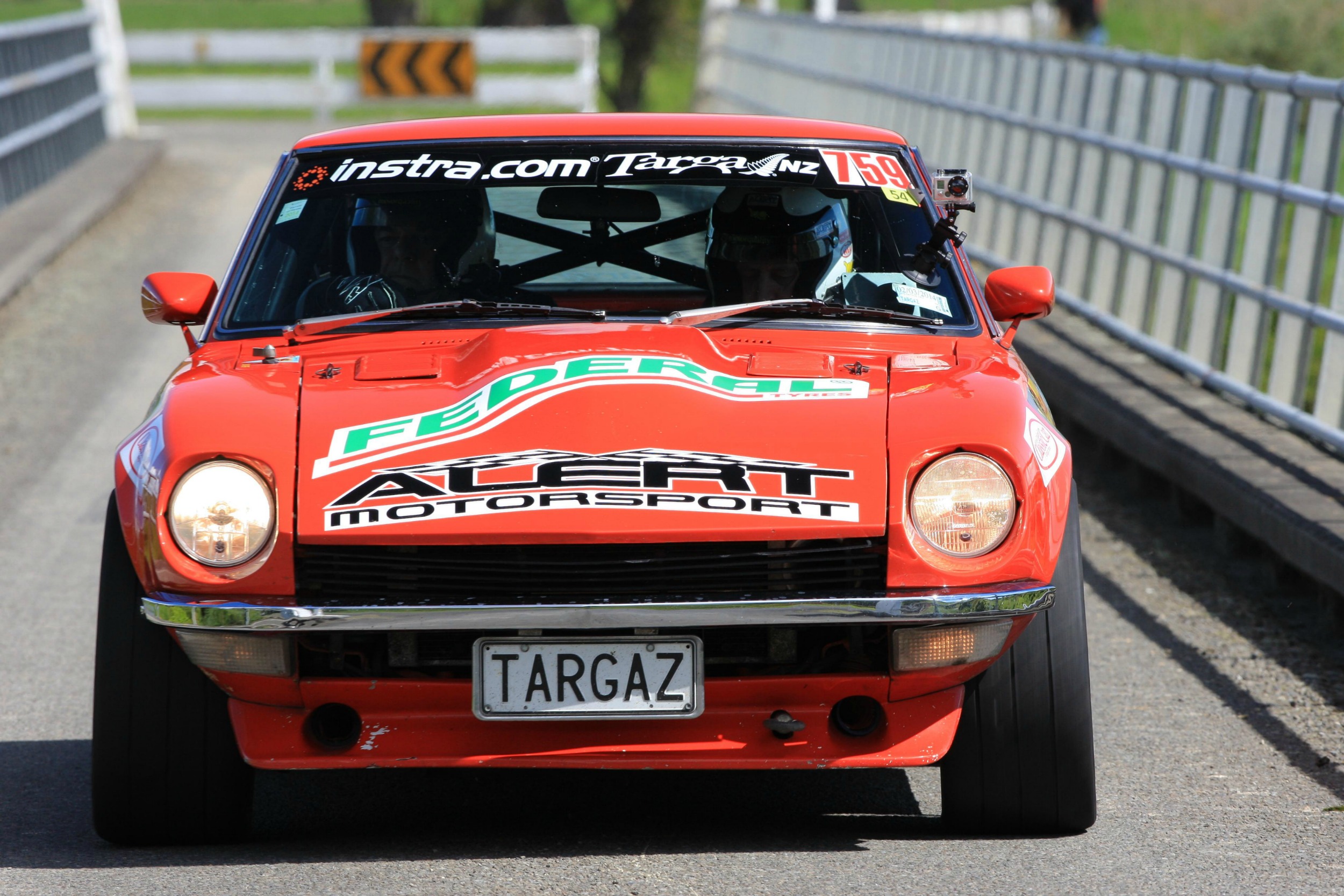 Targa drivers start Federal charge