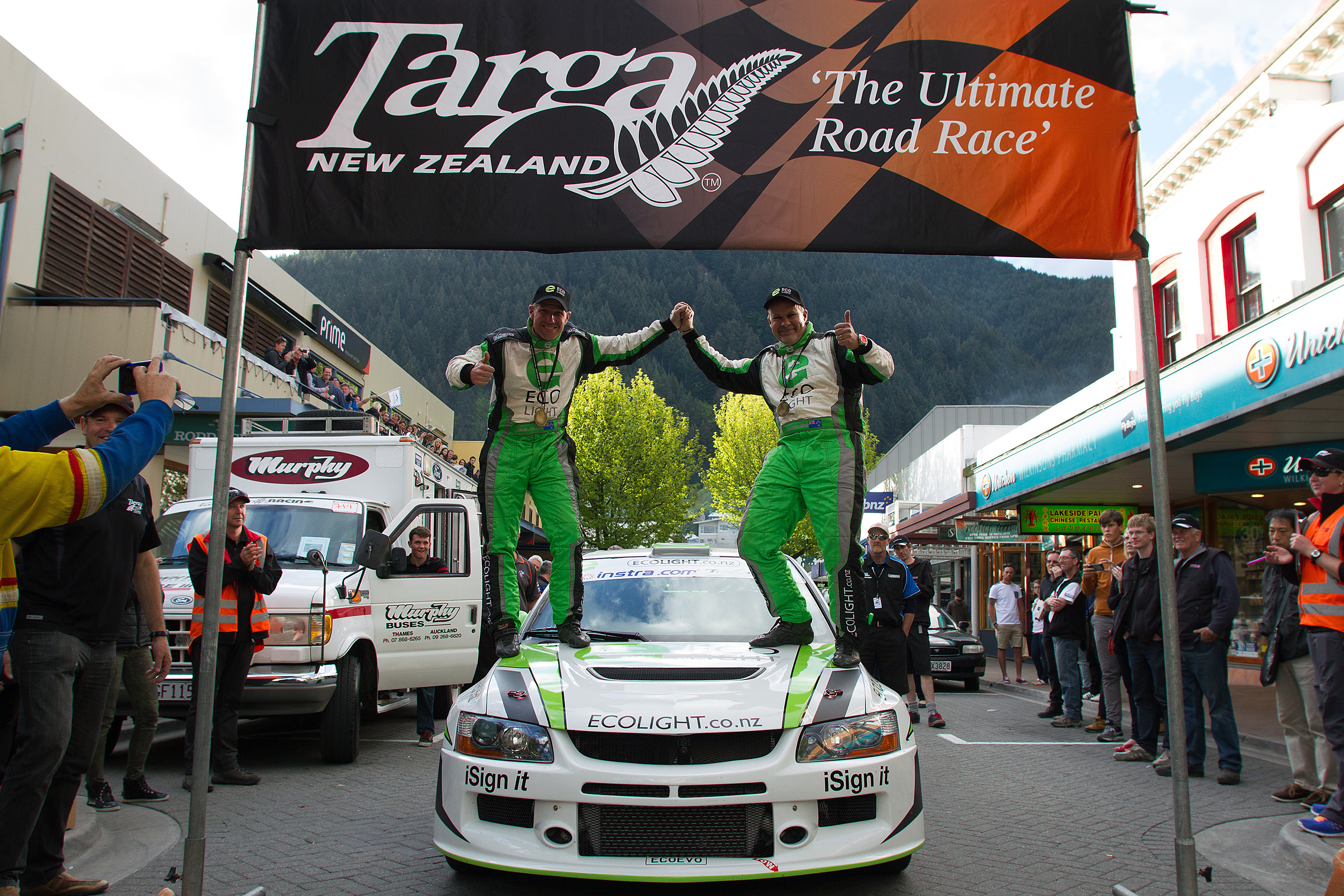 Inkster and Quinn are the 2014 Targa South Island winners