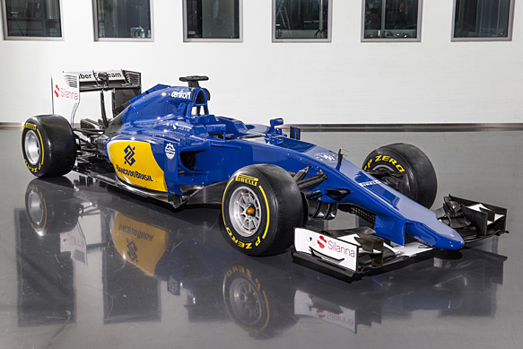 Sauber goes blue for 2015 season
