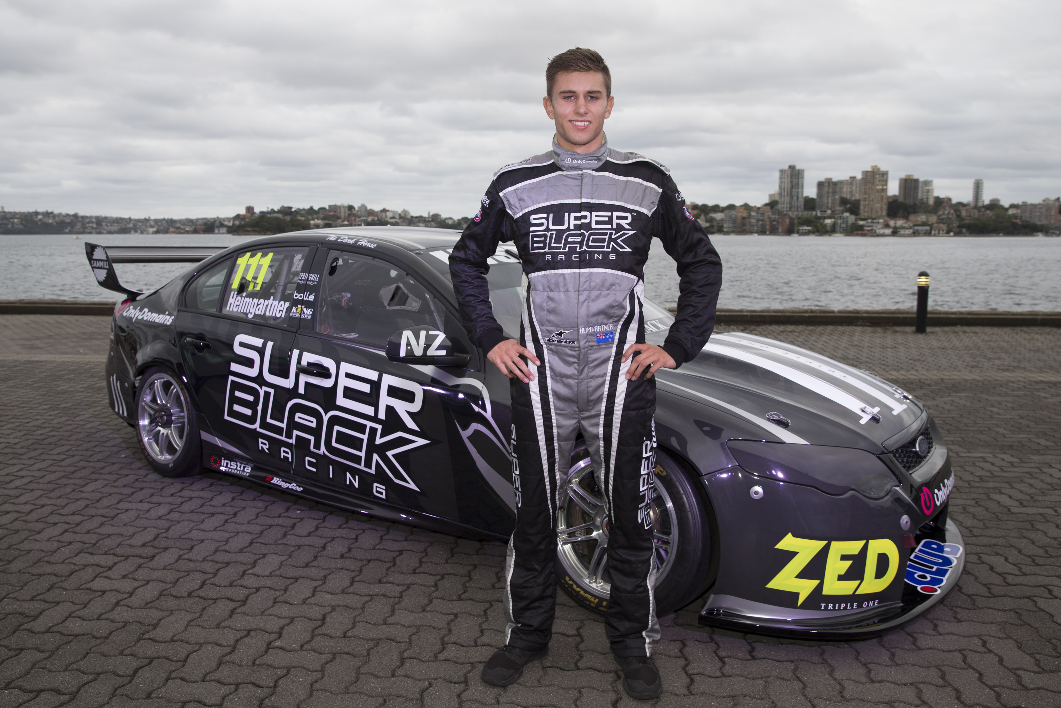 Super Black Racing launches at Sydney navel base