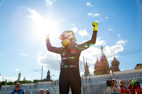 Piquet Jr wins Moscow Formula E race