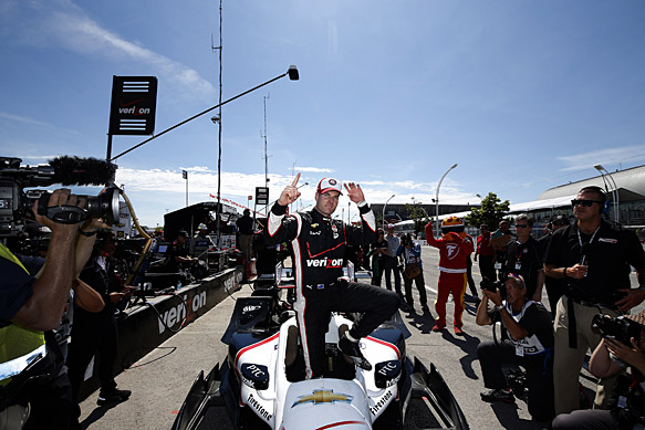 Another Indycar pole for Power, Dixon lines up 4th