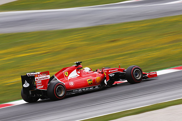 Austrian GP: Vettel ends Friday on top for Ferrari