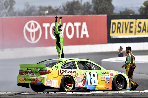 NASCAR: Kyle leads first Busch brothers 1-2