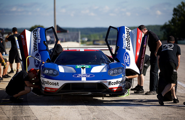 Encouraging first test for new Ford GT at Road America