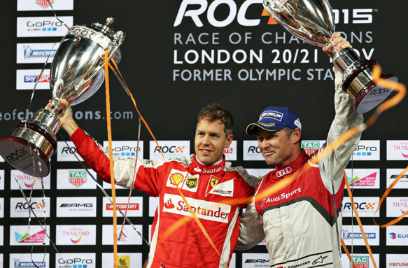 Vettel wins Race of Champions after defeating Le Mans star Kristensen