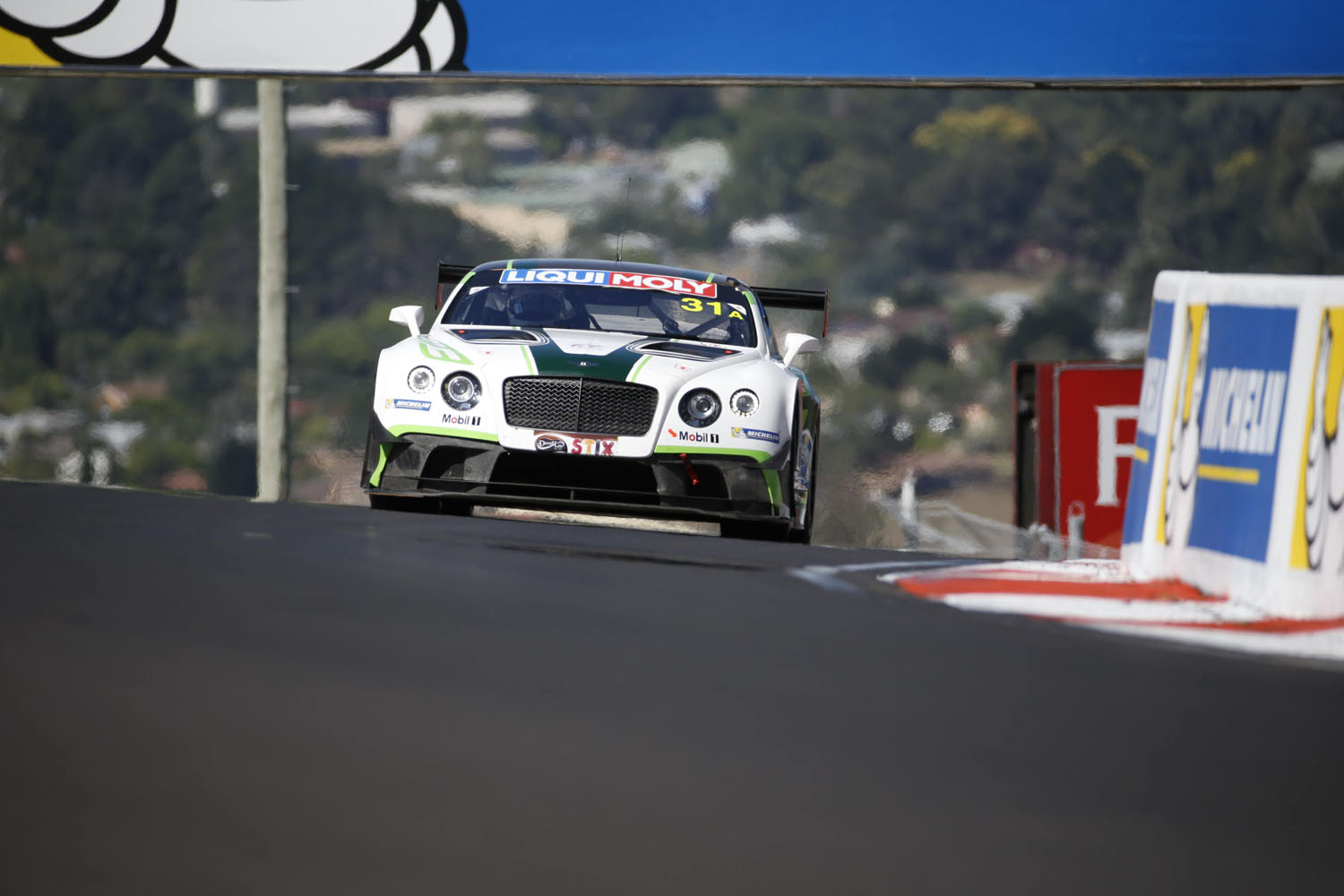 B12: Bentley leads after drama-packed first three hours