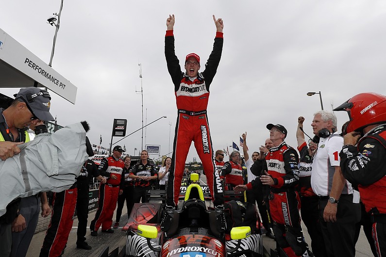 Bourdais snatches first Detroit Indycar win, Dixon thwarted by late mechanical drama
