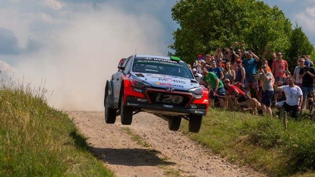 Paddon in the hunt after strong first day in WRC Rally Poland
