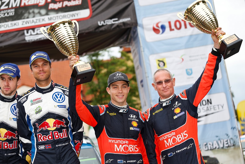 Paddon and Kennard on the podium with third in Poland