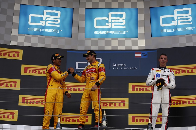 Evans wins crazy Austrian GP2 race for Campos 1-2