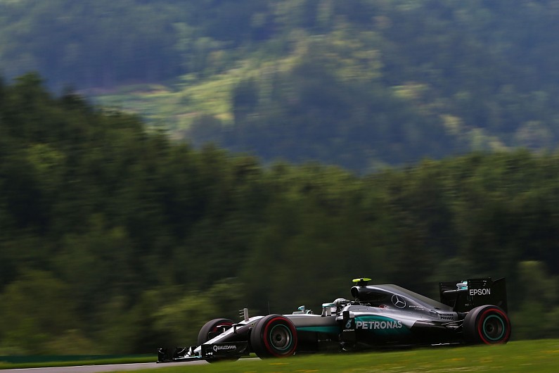 Austrian GP: Rosberg heads both practices in rain-delayed Friday