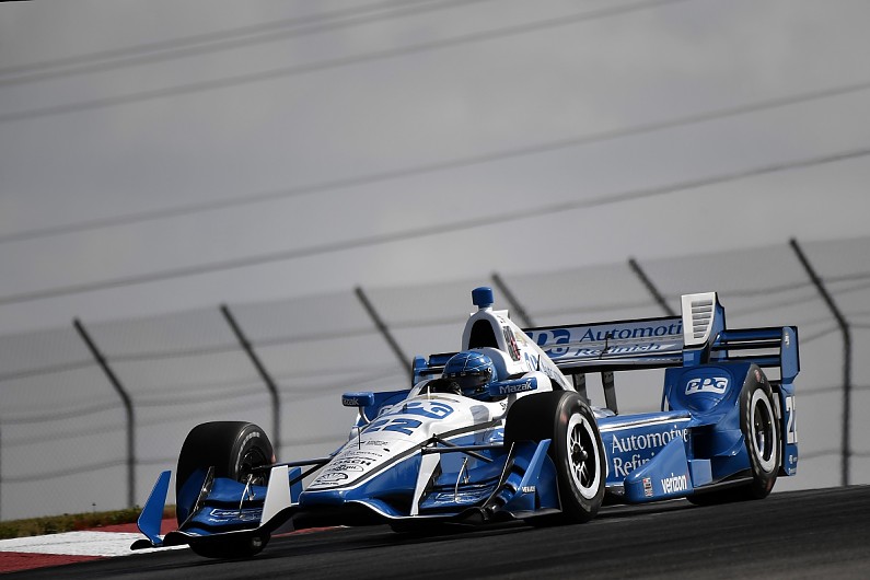 Pagenaud wins Mid Ohio Indycar race as Dixon crashes out
