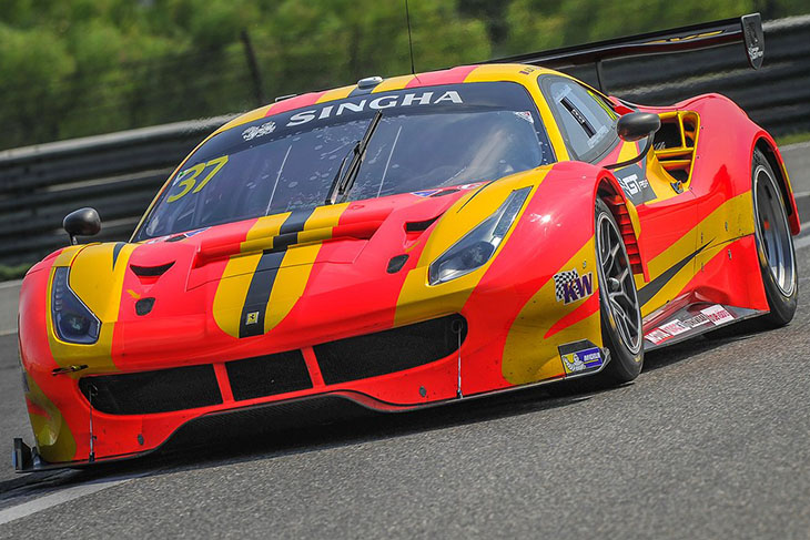 Ferrari wins first Shanghai GT Asia race, Lester fights back to 8th