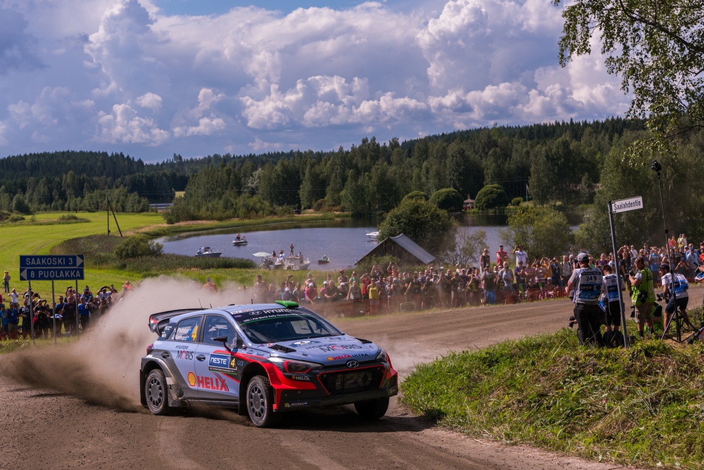 Paddon and Kennard secure fifth in Finland