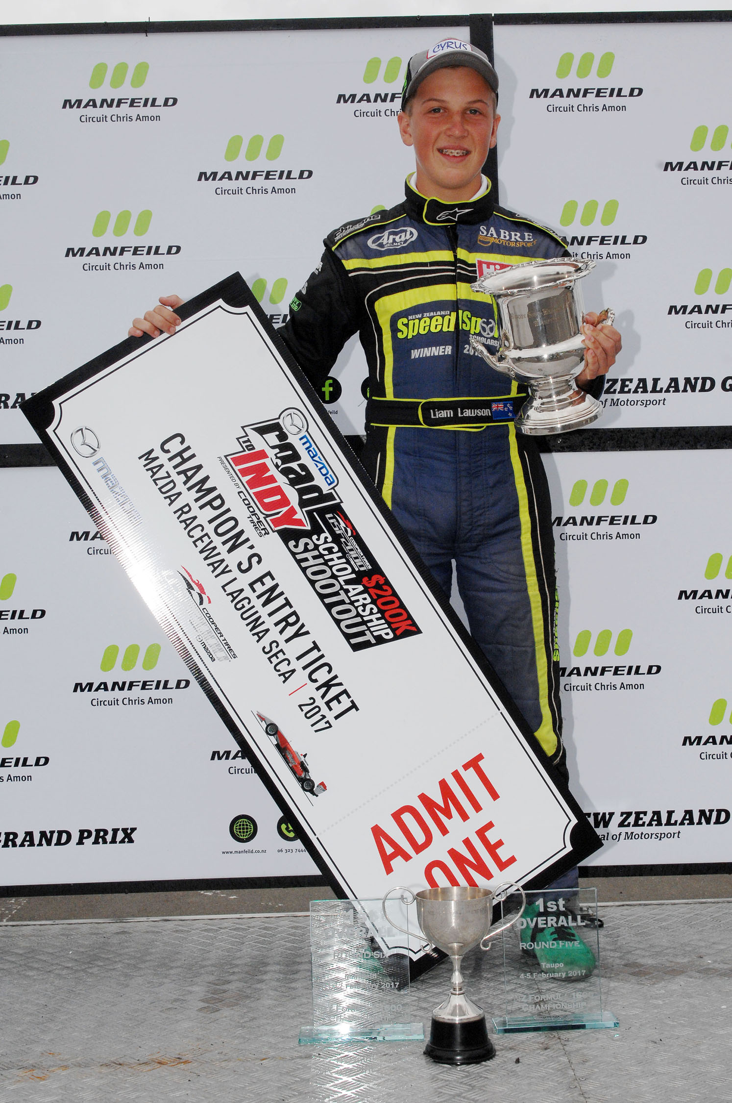 Liam Lawson wins NZ F1600 Championship title at Manfeild
