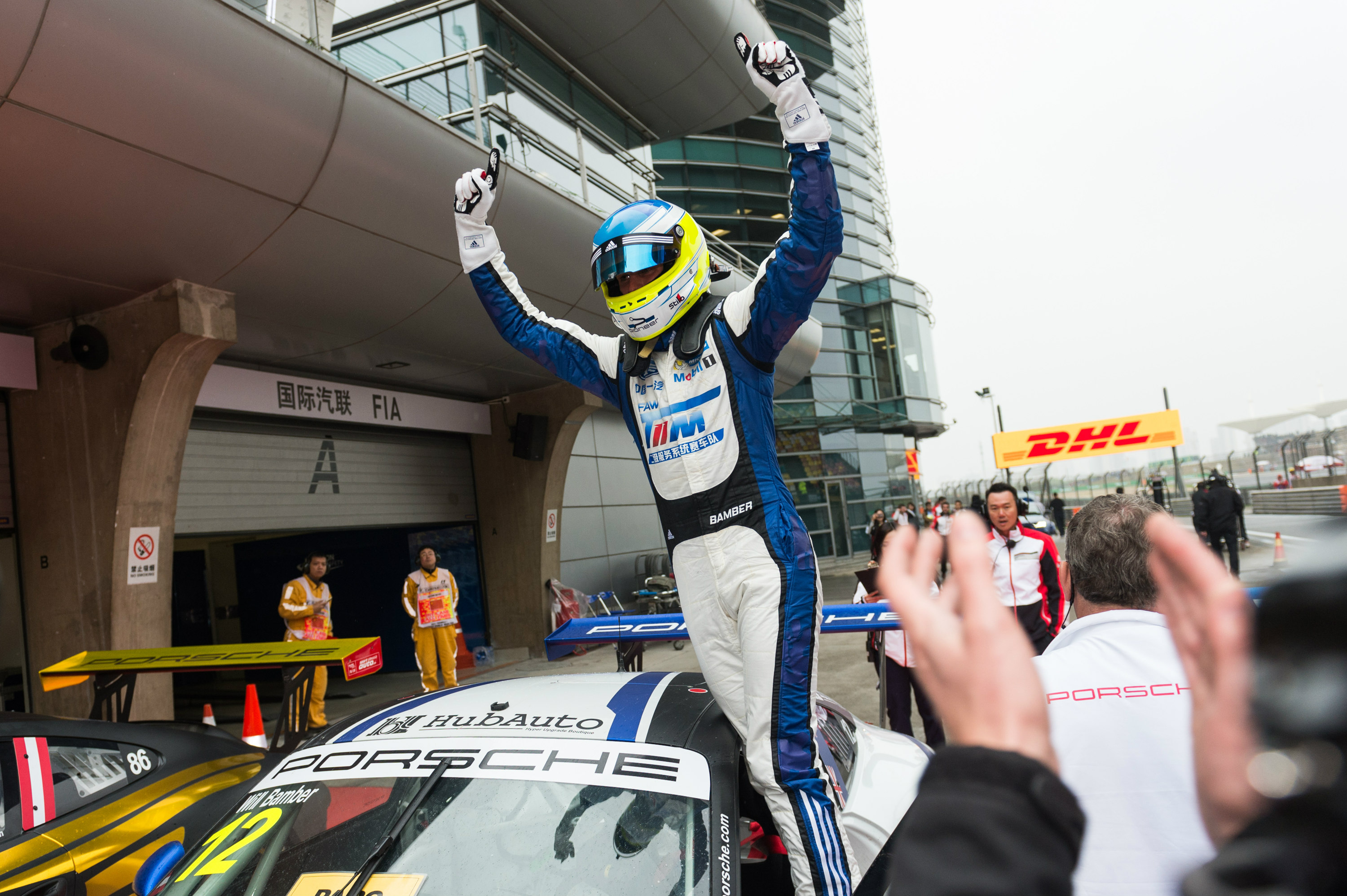 Will Bamber following in the footsteps of brother Earl with Carrera Cup Asia win