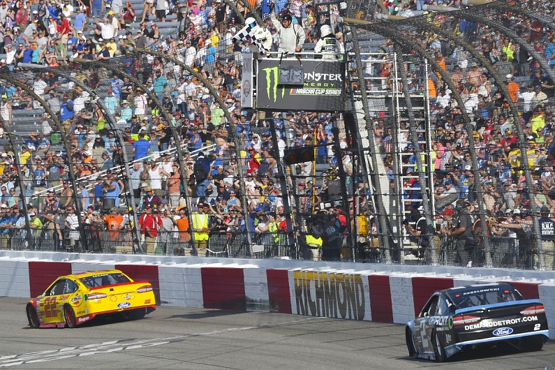 NASCAR: Joey Logano comes from last to lead Penske one-two at Richmond