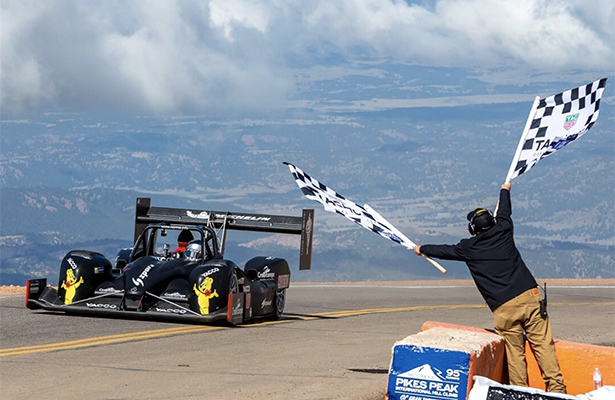Dumas wins Pikes Peak Hill Climb in just over 9 minutes