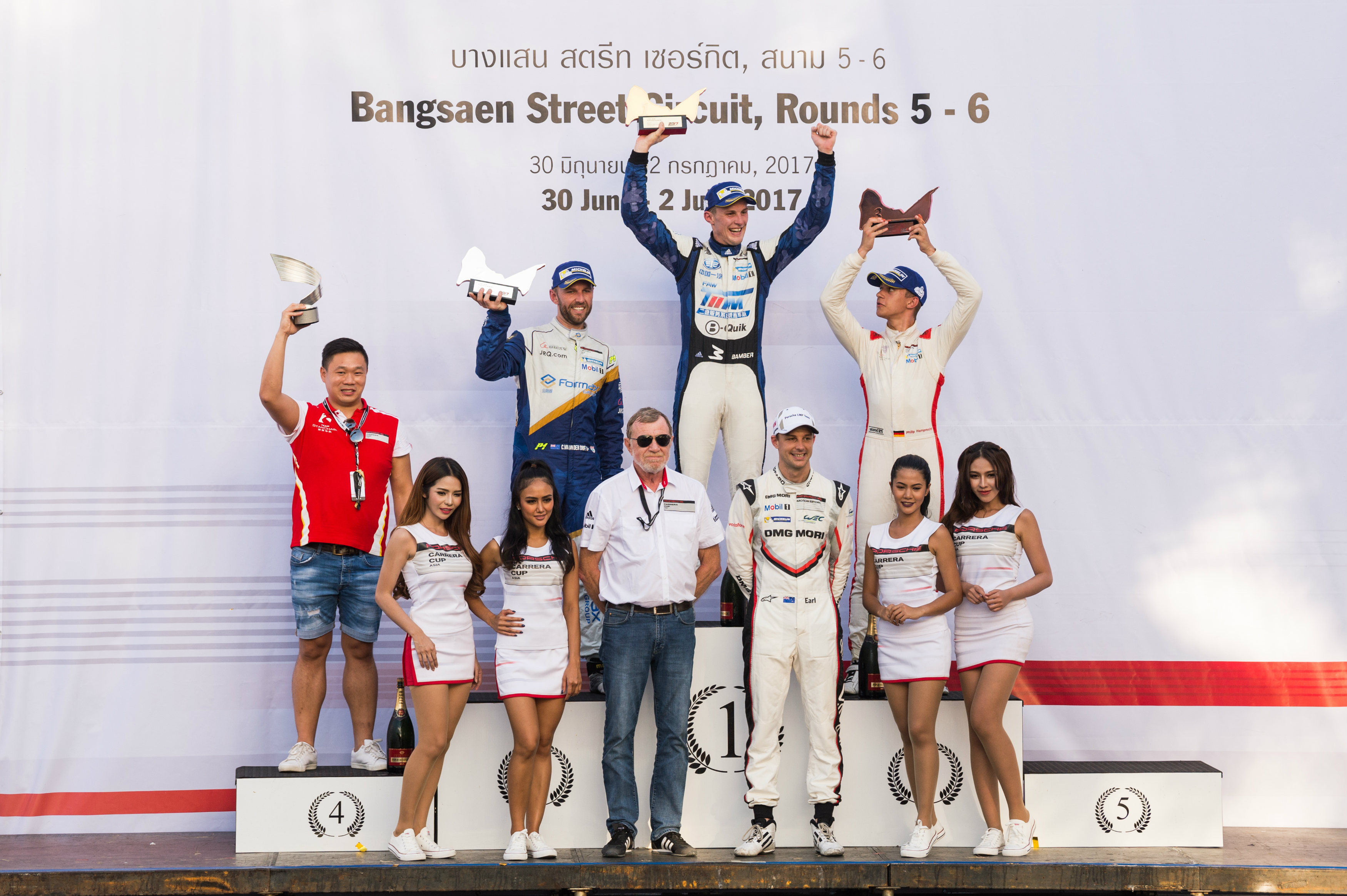Perfection for Will Bamber with Bangsaen Carrera Cup clean sweep